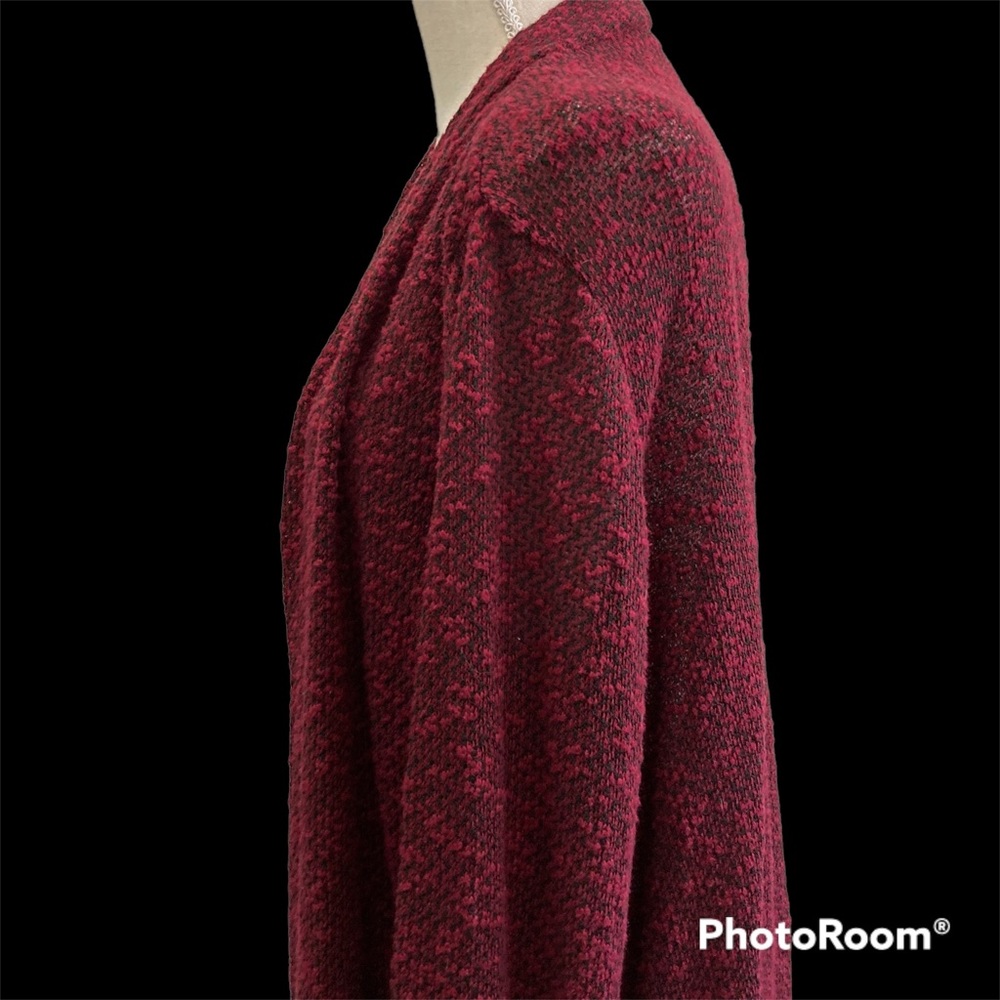 White Stag 1-Piece Shirt-Sweater Set, Size 16/18 Dark Red - Picture 4 of 9
